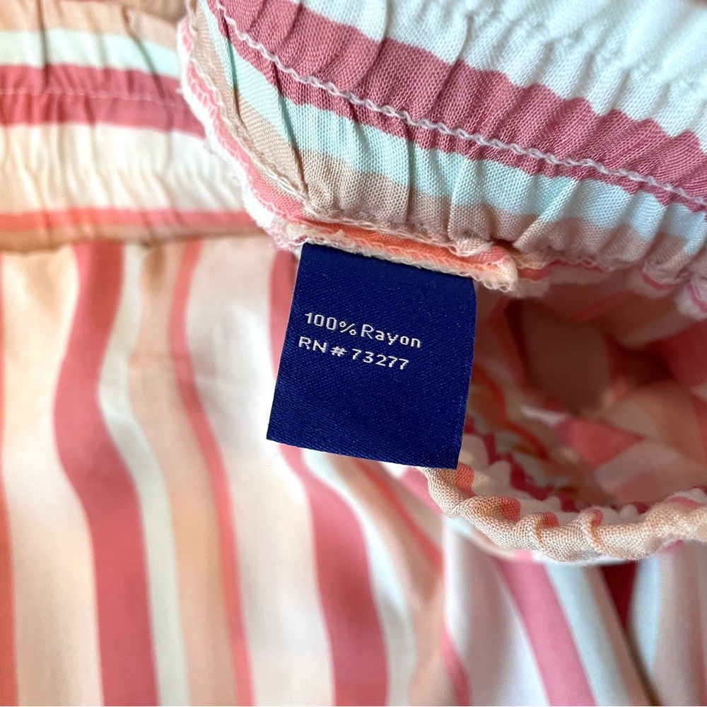 Apt.9 Mid Rise Striped Lightweight Pull On Shorts - Picture 8 of 8